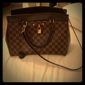 Damier collection top handle with satchel